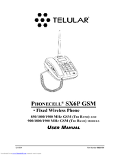 Telular PHONECELL SX6P GSM User Manual