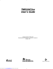 Texas Instruments TMS320C2XX User Manual