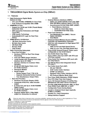 Texas Instruments TMS320DM355 Instruction