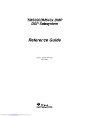 Texas Instruments TMS320DM6437 Reference Manual