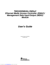 Texas Instruments TMS320DM646x User Manual