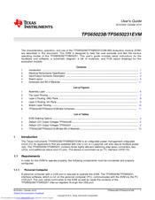 Texas Instruments TPS65023B User Manual