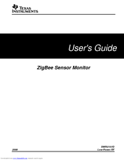 Texas Instruments ZIGBEE SWRU157D User Manual