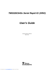 Texas Instruments TMS320C645X User Manual