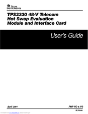 Texas Instruments TPS2330 User Manual