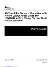 Texas Instruments UCC2891 User Manual