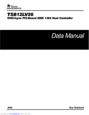 Texas Instruments TSB12LV26 Data Manual