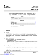 Texas Instruments Chipset TRF2436EVM User Manual