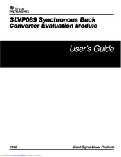 Texas Instruments SLVP089 User Manual