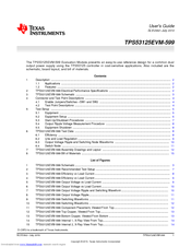 Texas Instruments TPS53125EVM-599 User Manual