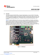 Texas Instruments XIO3130 EVM User Manual