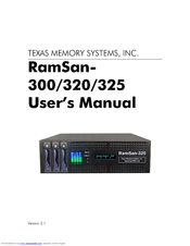 Texas Memory Systems 325 User Manual
