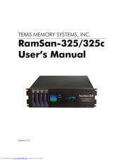 Texas Memory Systems RamSan-325/325c User Manual