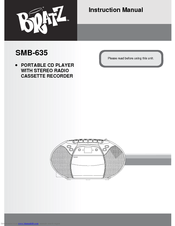 The Singing Machine Bratz SMB-635 Instruction Manual