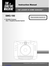 The Singing Machine SMG-180 Instruction Manual