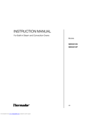 Thermador MES301 HS Instruction Manual