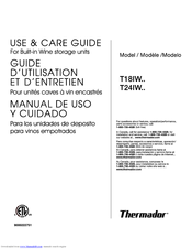 Thermador FREEDOM T24IW50NSP Use & Care Manual