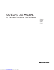 Thermador Professional PRO-GRAND PD304 Care And Use Manual