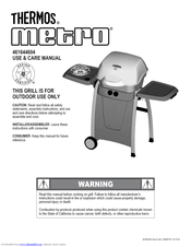 Thermos Metro 461644604 Use And Care Manual