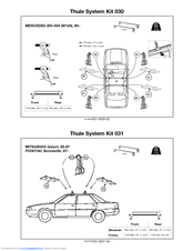 Thule 30 Manual