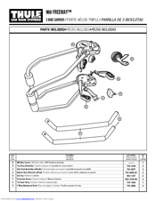 Thule 3 Bike Carrier 960 Freeway Installation Instructions Manual