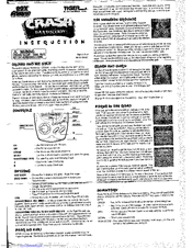 Tiger Electronics Crash Bandicoot 99-004 Instruction Manual