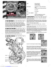 Tiger Jurassic Park T-Rex Instruction