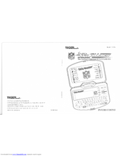 Tiger Electronics SUPER DATA BLASTER 71-008 Instructions Manual