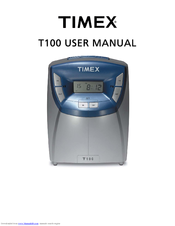 Timex T100 User Manual
