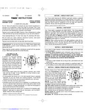 Timex 70 Instructions