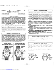 Timex 94 Instructions