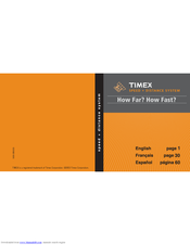 Timex W132 Instructions For Use Manual