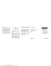 Tivoli Audio Model CD Owner's Manual