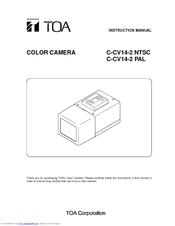 Toa C-CV14-2 NTSC Instruction Manual