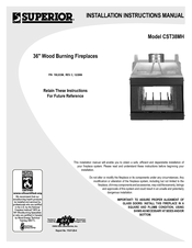 Superior CST38MH Installation Instructions Manual
