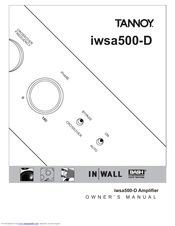 Tannoy IWSA500-D Owner's Manual