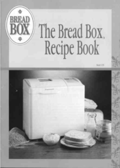Toastmaster User Manual Bread Box Recipe Book