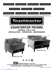 Toastmaster 1439 Installation, Operation And Maintenance Manual