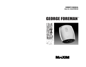 Maxim George Foreman GR26SBTMRCAN Owner's Manual