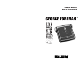 Maxim George Foreman GR19BWCAN/BC/RR Owner's Manual