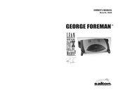 Salton George Foreman GR39A Owner's Manual