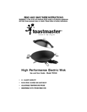 Toastmaster TWK45 Use And Care Manual