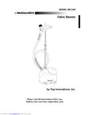 McCulloch MC1407 Instructions Manual