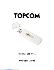 Topcom SKYR@CER USB 4001G User Manual