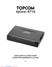 Topcom Xplorer 871A Quick Installation Manual