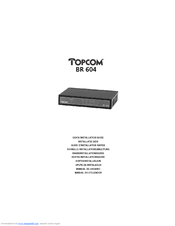 Topcom BR 604 Quick Installation Manual