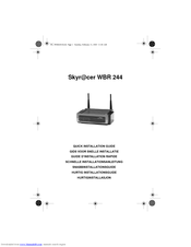 Topcom Skyr@cer WBR 244 Quick Installation Manual