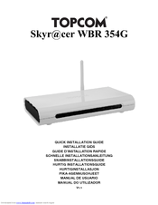 Topcom Skyr@cer WBR 354G Quick Installation Manual