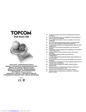Topcom DIET SCALE 200 User Manual