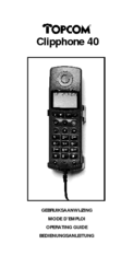 Topcom CLIPPHONE 40 Operating Manual